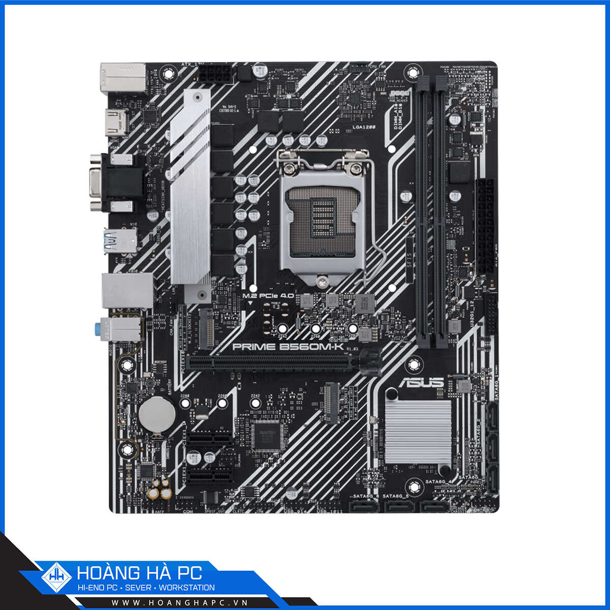 Mainboard ASUS PRIME B560M-K/CSM (Intel B560, LGA 1200, m-ATX, 2 khe Ram DDR4)