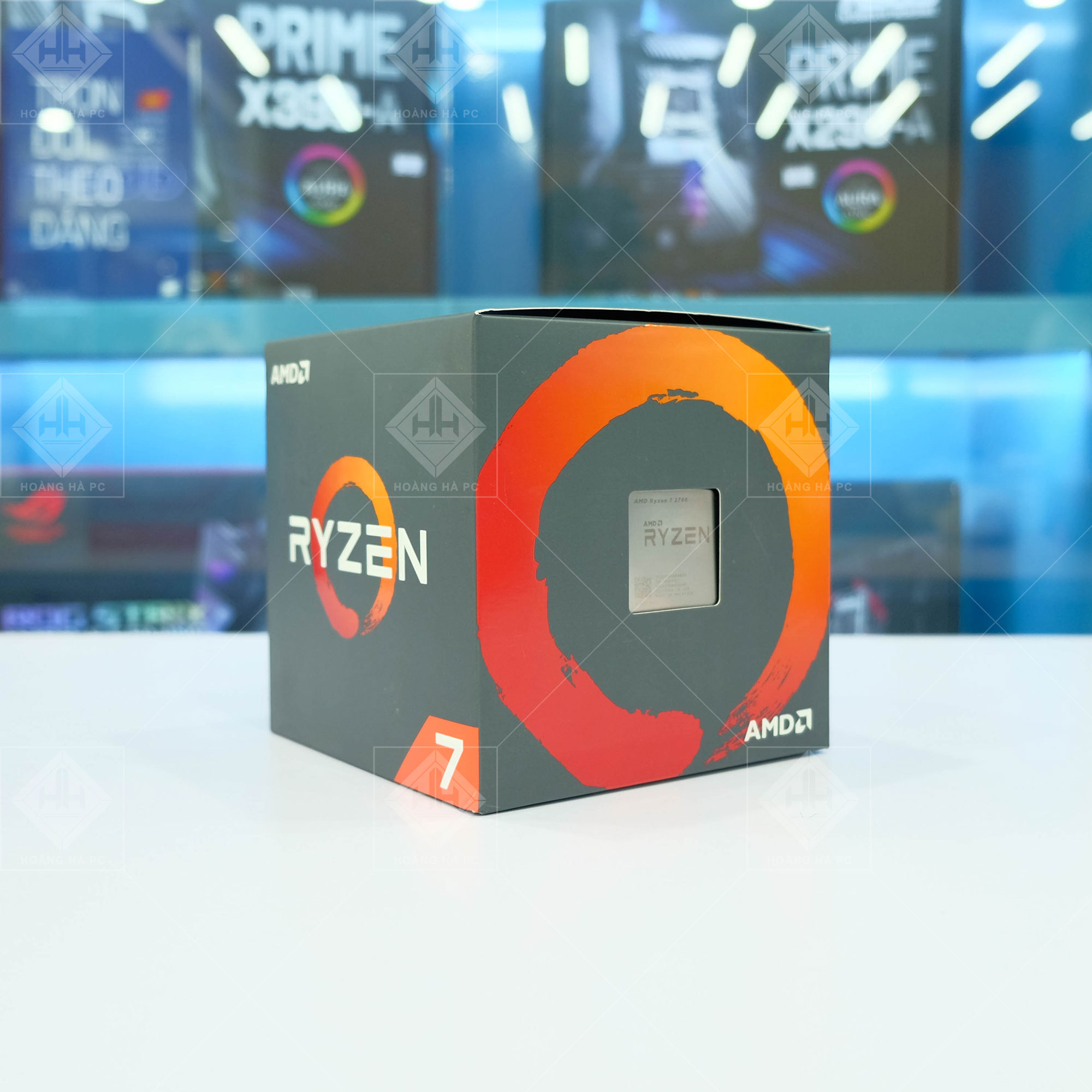 CPU AMD Ryzen 7 2700X  (3.7GHz turbo up to 4.3GHz,8 nhân 16 luồng, 20MB Cache, Socket AM4)