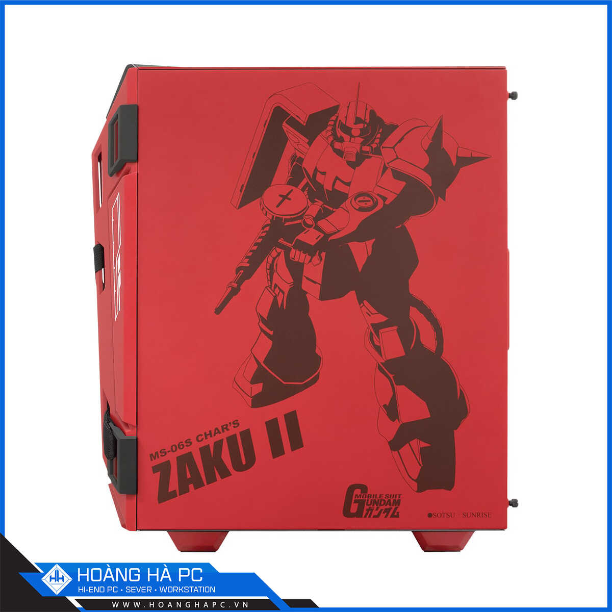 Vỏ case ASUS TUF Gaming GT301 ZAKU II Edition (Mid Tower/Màu Đỏ)