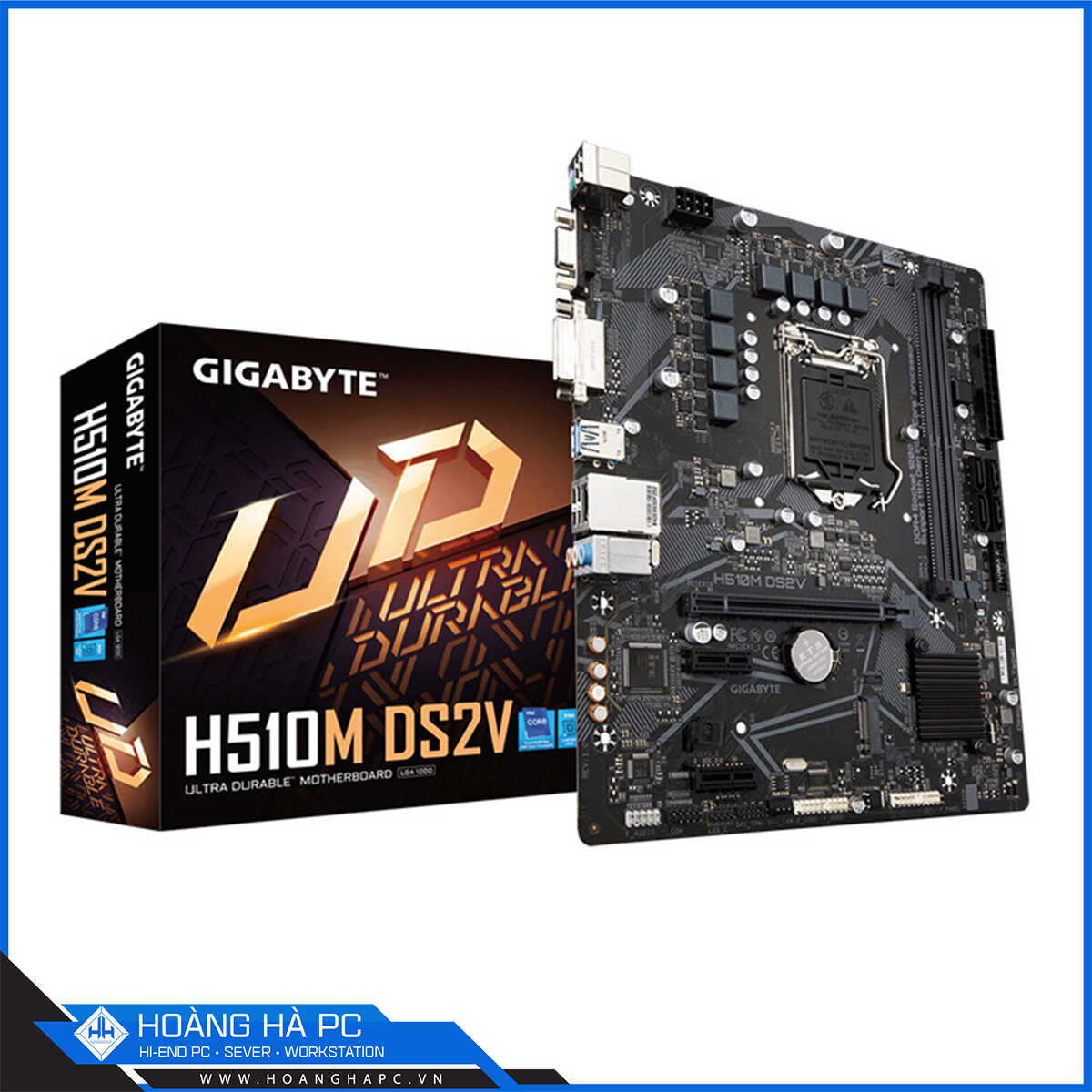 Mainboard Gigabyte H510M-DS2V (Intel H510, Socket 1200, m-ATX, 2 khe RAM DDR4)