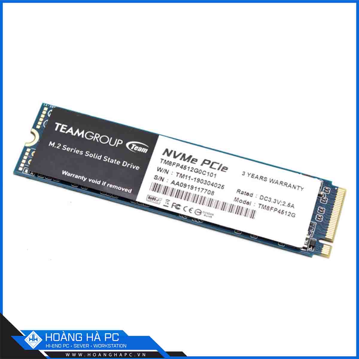 TEAM MP34 1TB NVME M.2 PCIE TBW >1,660TB (Đọc 3400MB/s - Ghi 2900MB/s)