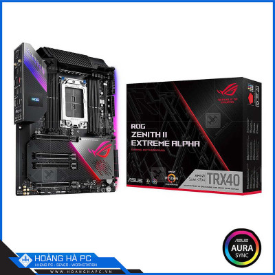 Mainboard Asus ROG ZENITH II EXTREME ALPHA (AMD TRX40, Socket sTRX4, E-ATX, 8 Khe Cắm Ram DDR4)