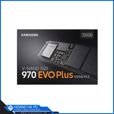 Ổ cứng SSD Samsung 970 Evo Plus 250GB M2.2280 NVMe PCIe 3.0x4 (Đọc 3500MB/s - Ghi 2300MB/s)
