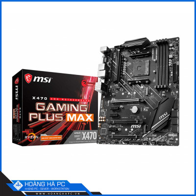 Mainboard MSI X470 Gaming Plus Max (AMD X470, Socket AM4, ATX, 4 Khe Cắm Ram DDR4)