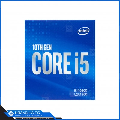 CPU Intel Core i5-10600 (3.30GHz Turbo Up To 4.80GHz, 6 Nhân 12 Luồng,12MB Cache, Comet Lake-S)