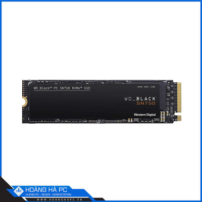  Ổ Cứng SSD WD Black SN750 1TB M.2 2280 PCIe NVMe 3x4 (Đọc 3470MB/s - Ghi 3000MB/s)
