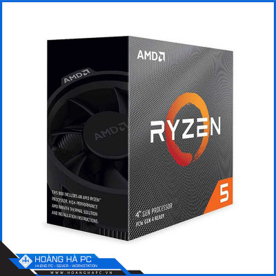 CPU AMD Ryzen 5 PRO 4650G MPK (3.7GHz Turbo Up To 4.2GHz, 6 Nhân 12 Luồng, 11MB Cache, AM4)