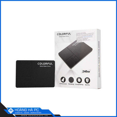Ổ Cứng SSD Colorful SL500 240G (2.5 inch, Sata3 6Gb/s, Đọc 540MB/s - Ghi 420MB/s)