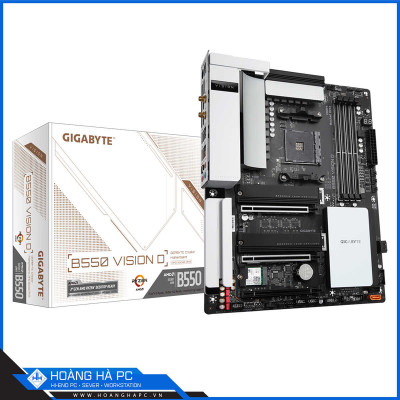 Mainboard Gigabyte B550 VISION D (AMD B550, Socket AM4,m- ATX, 4 khe RAM DRR4)
