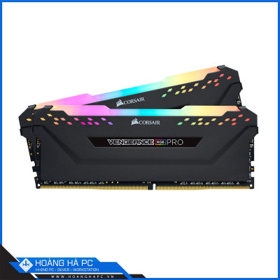 Bộ Nhớ RAM CORSAIR VENGEANCE RGB PRO 32GB (2x16GB) DDR4 3200MHz Black