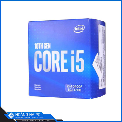 CPU Intel Core i5-10400F (2.90GHz Turbo Up To 4.30GHz, 6 Nhân 12 Luồng, 12MB Cache, LGA 1200)