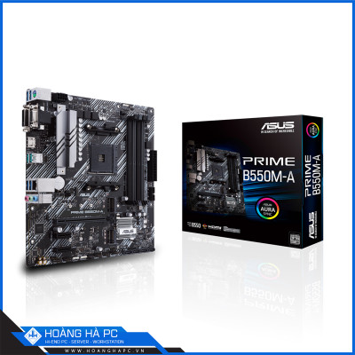 Mainboard ASUS PRIME B550M-A (AMD B550, Socket AM4, m- ATX, 4 khe RAM DRR4)