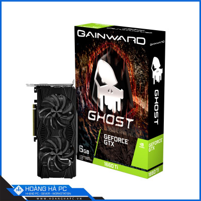 VGA Gainward GeForce GTX 1660 Ti Ghost (6GB GDDR6, 192-bit, HDMI +DP, 1x8-pin)