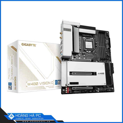 Mainboard Gigabyte W480 VISION D (Intel W480, Socket LGA 1200, ATX, 4 khe RAM DDR4)