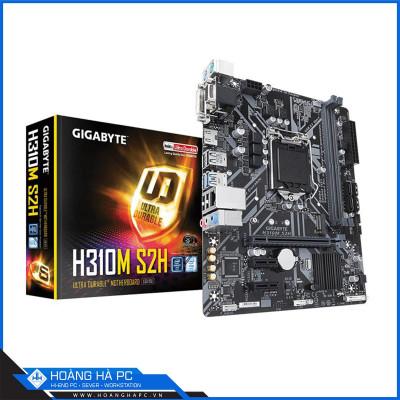 Mainboard Gigabyte H310M-S2H (Intel H310, Socket 1151, m-ATX, 2 khe RAM DDR4)
