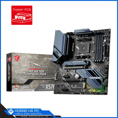 Mainboard MSI MAG X570S TORPEDO MAX (AMD X570, Socket AM4, ATX, 4 Khe Cắm Ram DDR4)