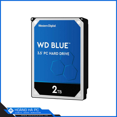 Ổ Cứng HDD Western Digital Caviar Blue 2TB (WD20EZBX) (3.5 inch, Sata3 6Gb/s, 256MB Cache, 7200rpm)