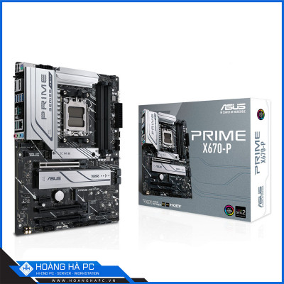 Mainboard ASUS Prime X670-P (AMD X670, Socket AM5, ATX, 4 Khe Cắm Ram DDR5)