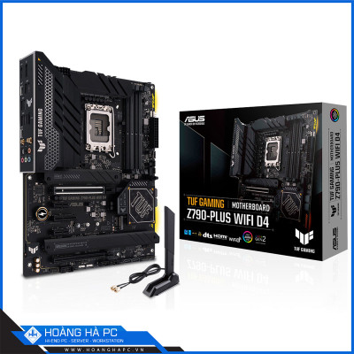 Mainboard ASUS TUF Z790 PLUS GAMING WIFI D4  (Intel Z790, Socket 1700, ATX, 4 khe Ram DDR4)