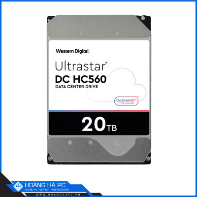 Ổ Cứng HDD Western Digital 20TB Enterprise Ultrastar DC HC560 (3.5inch 256MB Cache 7200RPM SATA)