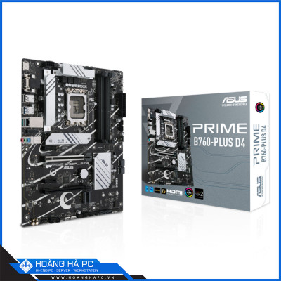 Mainboard ASUS PRIME B760-PLUS D4 (Intel B760, Socket LGA1700, ATX, 4 khe Ram DDR4)