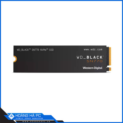 Ổ cứng SSD WD Black SN770 500GB M.2 2280 PCIe NVMe 4x4 (Đọc 5000MB/s - Ghi 4000MB/s) - (WDS500G3X0E)