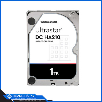 Ổ cứng HDD Western Enterprise Ultrastar DC HA210 1TB (3.5 inch, Sata 6Gb/s, 128MB Cache, 7200rpm)