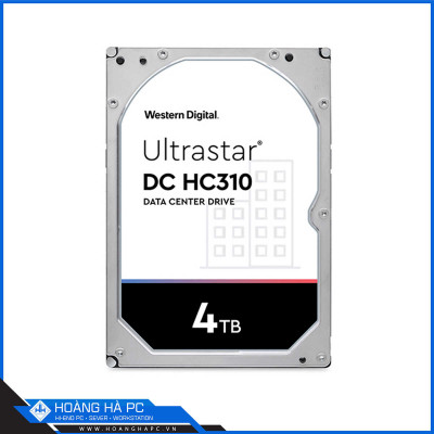 Ổ Cứng HDD Western Enterprise Ultrastar DC HC310 4TB (3.5 inch, Sata3 6Gb/s, 256MB Cache,7200rpm)