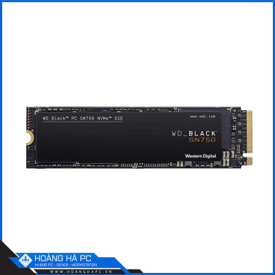  Ổ Cứng SSD WD Black SN750 500GB M.2 2280 PCIe NVMe 3x4 (Đọc 3430MB/s - Ghi 2600MB/s)