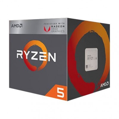 CPU AMD Ryzen 5 2400G (3.6 GHz - 3.9 GHz / 6MB / 4 cores 8 threads / socket AM4)