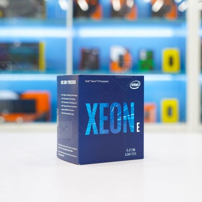 CPU Intel Xeon E-2136 (3.3GHz Turbo Up To 4.5GHz, 6 Nhân 12 Luồng, 12MB Cache,  Coffee Lake)
