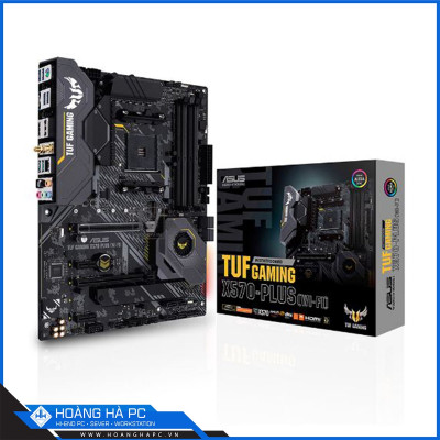 Mainboard ASUS TUF Gaming X570-Plus Wifi (AMD X570, Socket AM4, 4 Khe Cắm Ram DDR4)