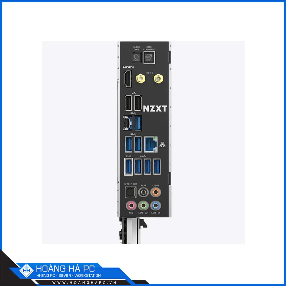 Mainboard NZXT N7 B550 (AMD B550, Socket AM4, ATX, 4 khe RAM DRR4)