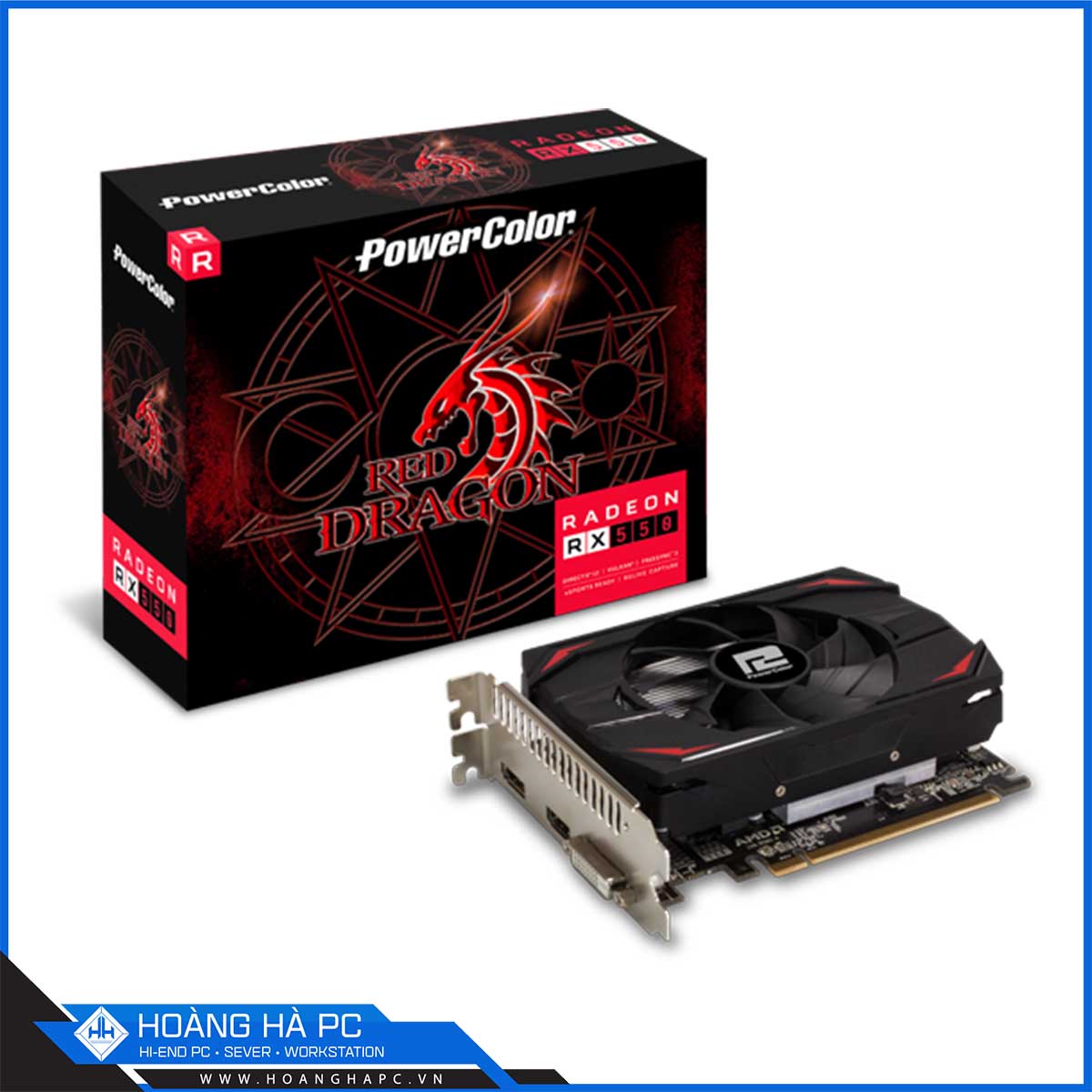 PowerColor Red Dragon Radeon RX 550 4GB
