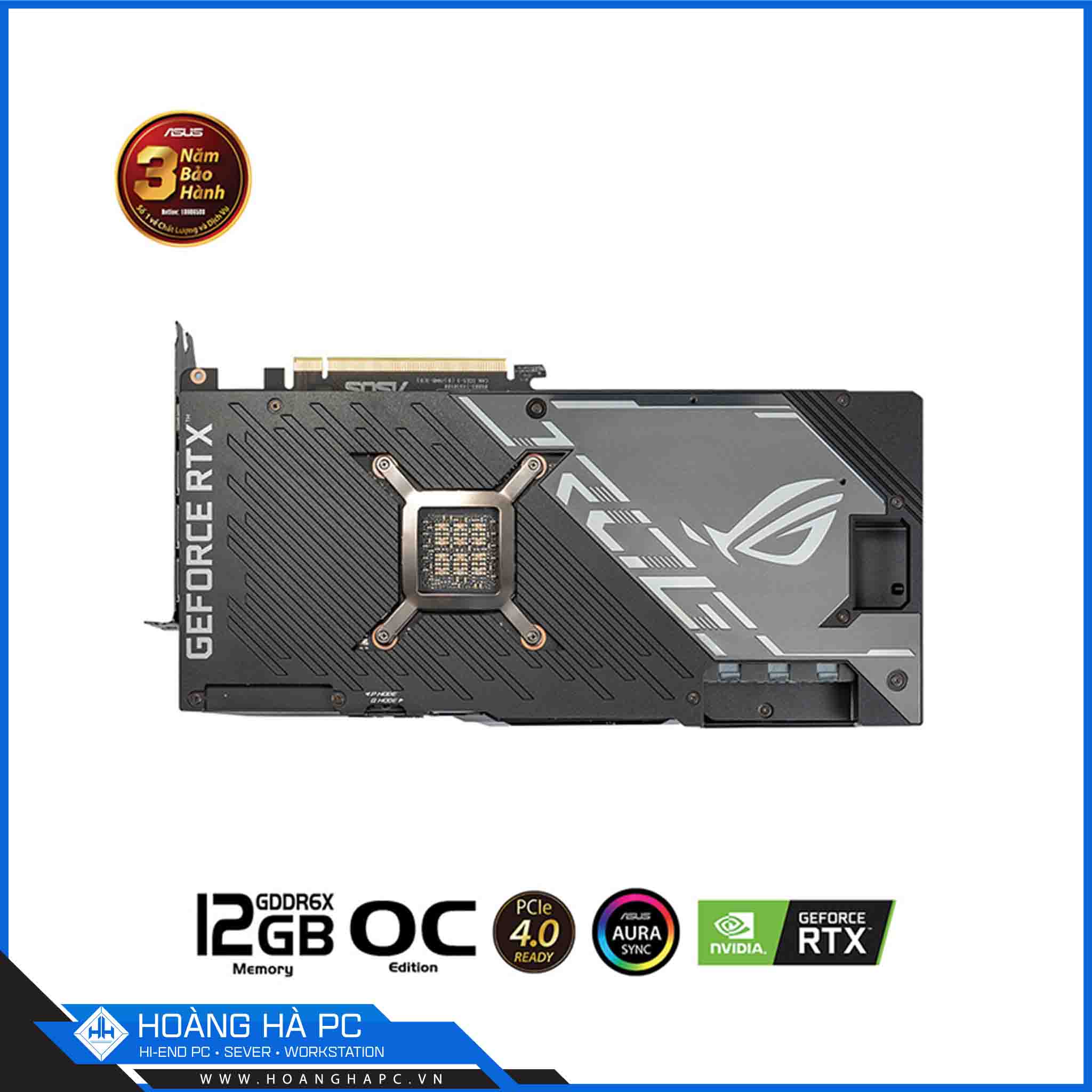 VGA ASUS ROG STRIX LC RTX 3080 Ti O12G GAMING (12GB GDDR6X, 384-bit, HDMI +DP, 3x8-pin)