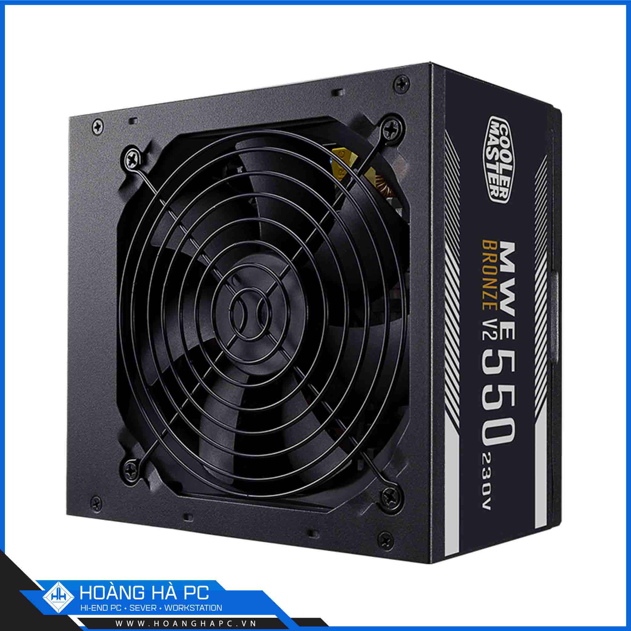 Nguồn máy tính Cooler Master MWE V2 230V 550 550W Plus Bronze  (80 Plus Bronze/Non Modular) 