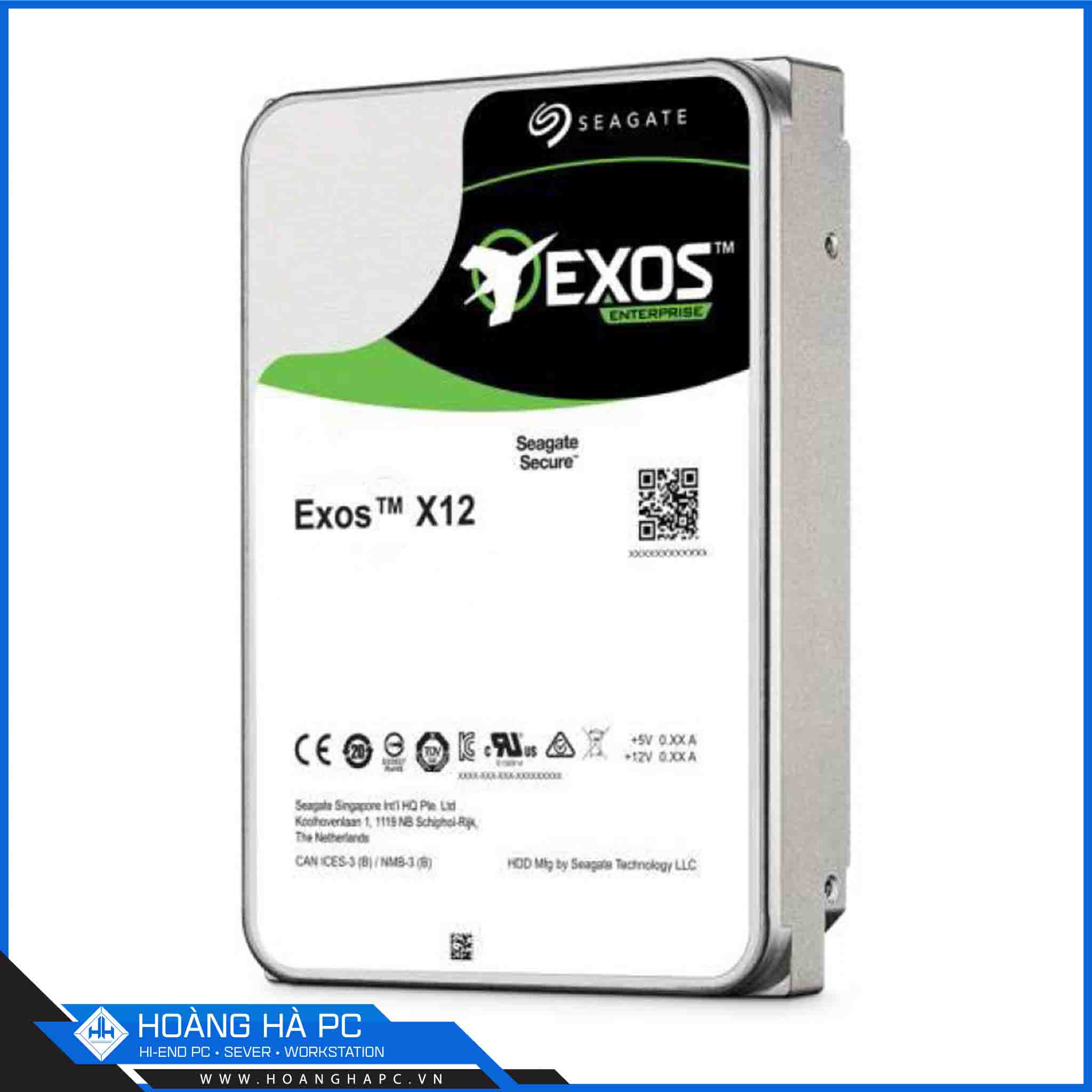 Ổ cứng HDD Seagate EXOS X16 16TB(3.5 inch, Sata 6Gb/s, 256MB Cache, 7200rpm)