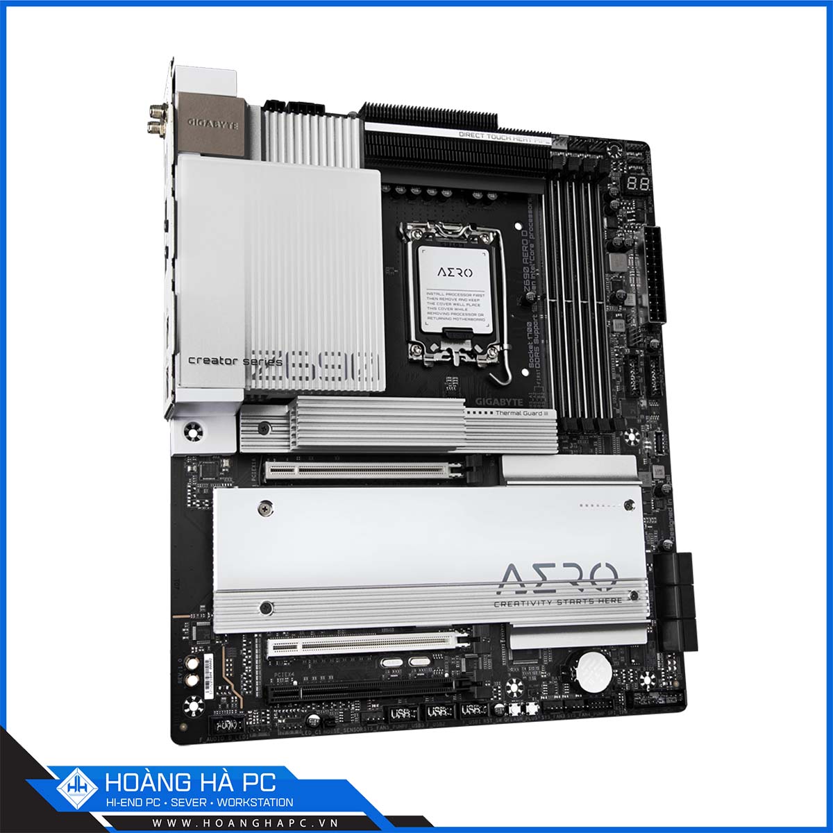 Mainboard Gigabyte Z690 AERO D (Intel Z690, Socket 1700, ATX, 4 khe Ram DDR5)