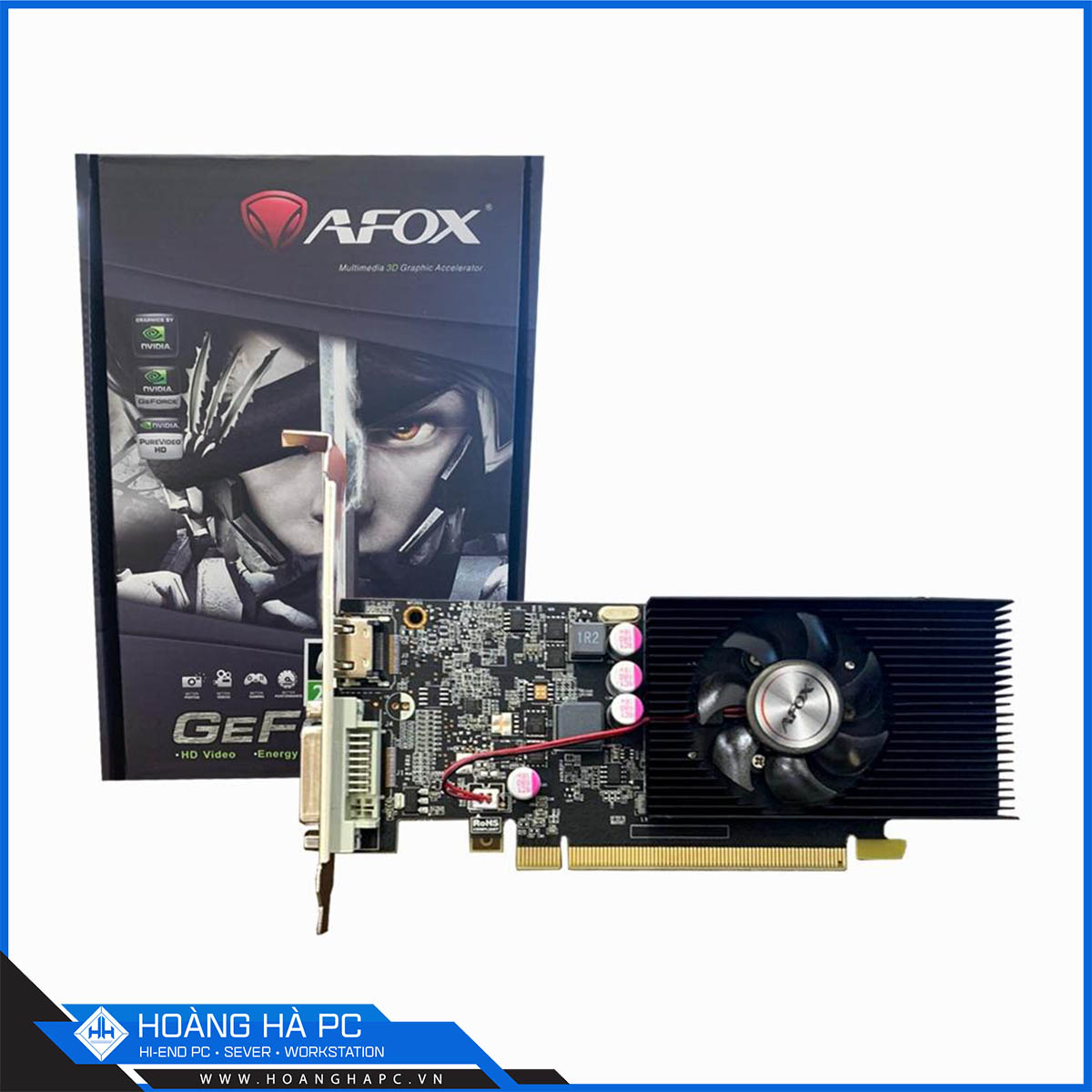 VGA AFOX Geforce GT1030 2GB GDDR5 (2GB GDDR5, 64-bit, DVI+HDMI)
