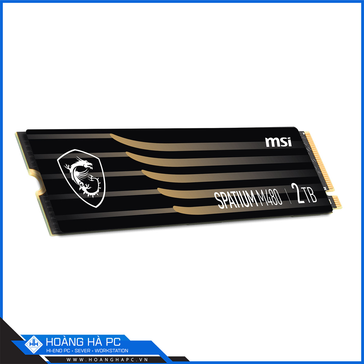 SSD MSI Spatium M480 PCIe 4.0 NVMe M.2 2TB (Đọc 7000MB/s - Ghi 6850MB/s)