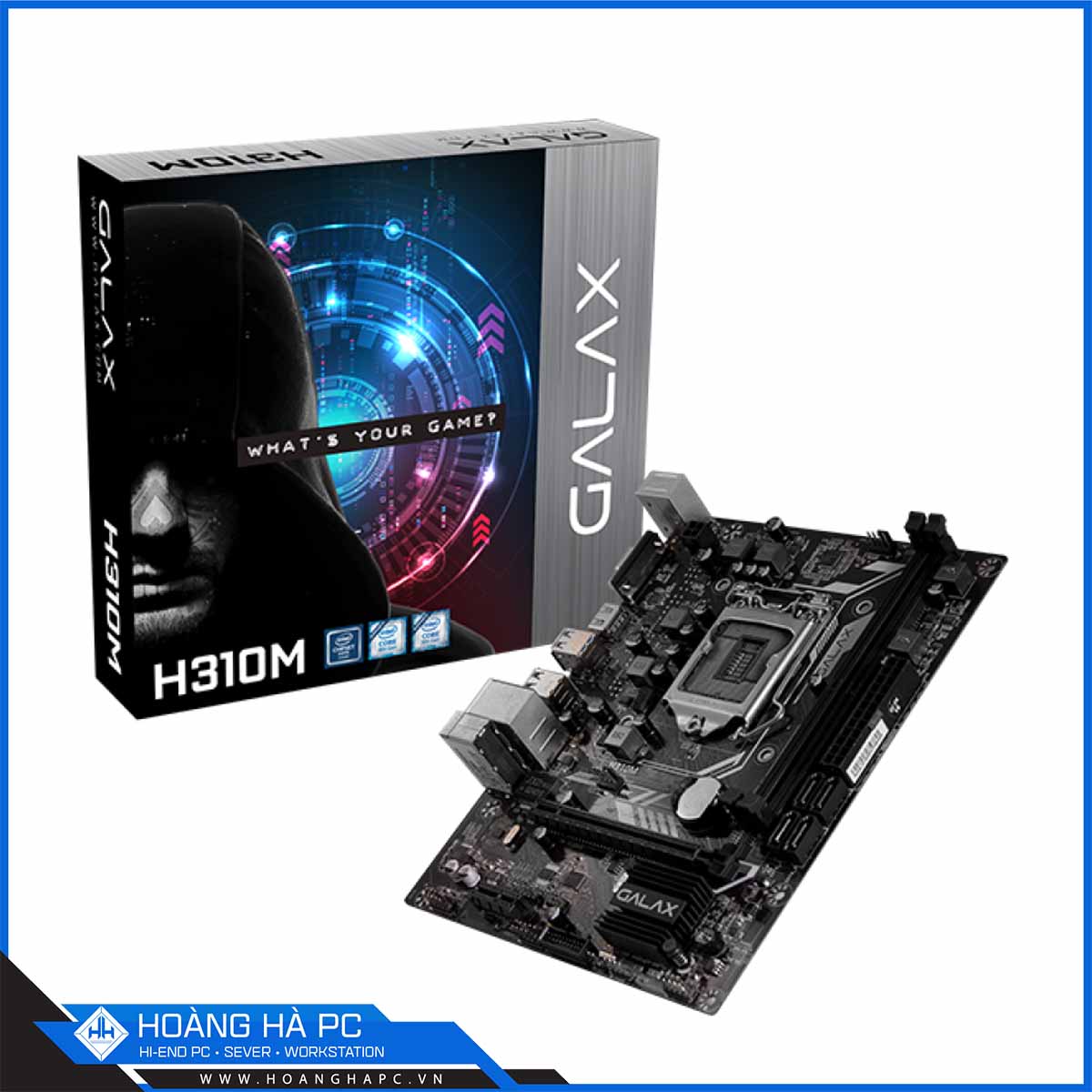 Mainboard Galax H510M (Intel H510, Socket 1200, m-ATX, 2 khe Ram DDR4)