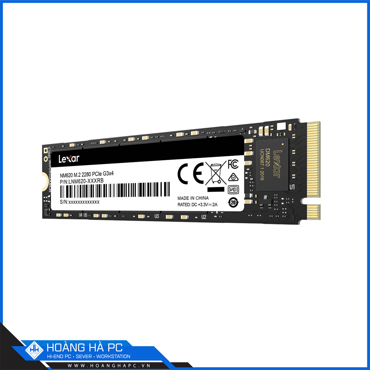 Lexar NM620 256GB M.2 2280 PCIe 3.0x4