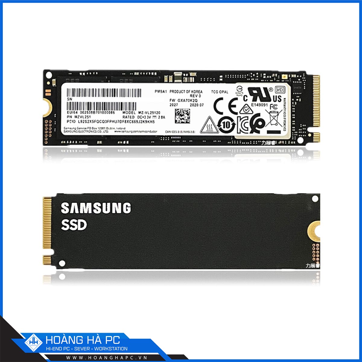 Ổ cứng SSD Samsung PM9A1 1TB M.2 NVMe PCIe Gen 4 x4 (Đọc 6500MB/s - Ghi 4700MB/s)