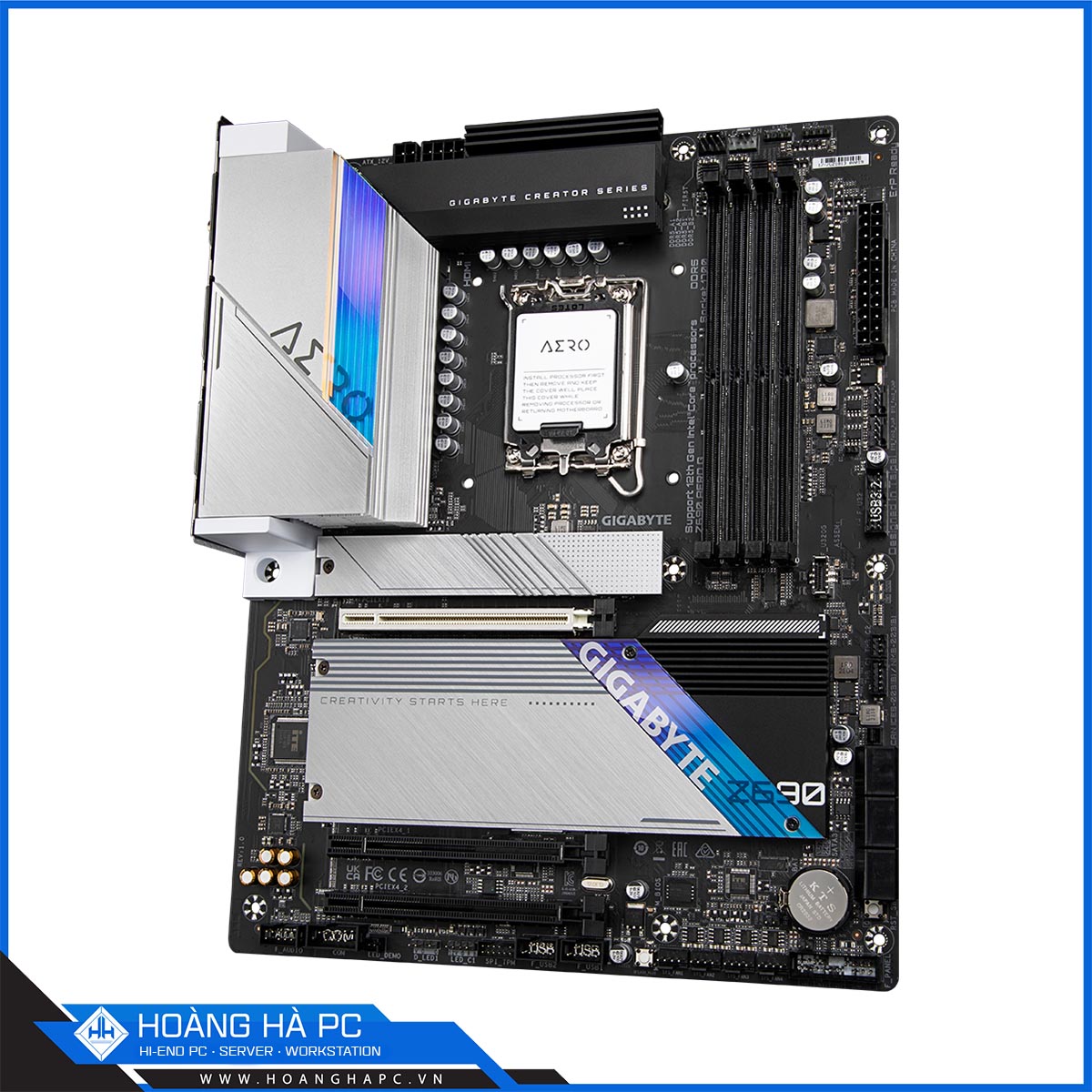 Mainboard Gigabyte Z690 AERO G DDR5 (Intel Z690, Socket 1700, ATX, 4 khe Ram DDR5)