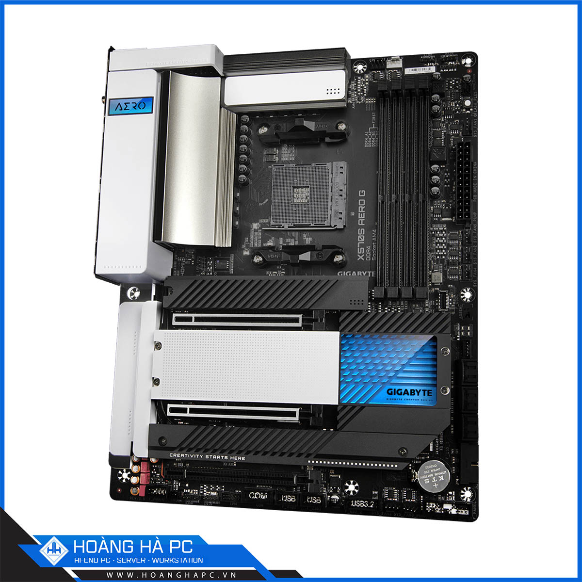 Mainboard Gigabyte X570S AERO G (AMD X570, Socket AM4, ATX, 4 Khe Cắm Ram DDR4)