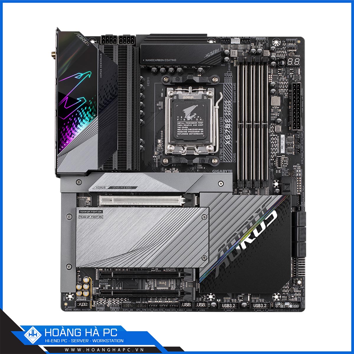 Mainboard GIGABYTE X670E AORUS MASTER (AMD X670, Socket AM5, ATX, 4 Khe Cắm Ram DDR5)