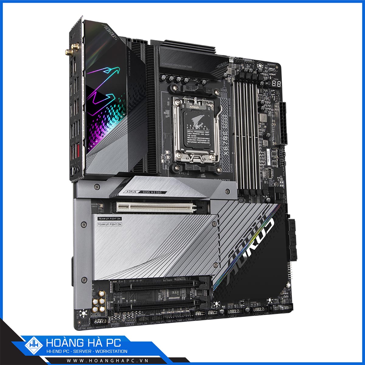Mainboard GIGABYTE X670E AORUS MASTER (AMD X670, Socket AM5, ATX, 4 Khe Cắm Ram DDR5)