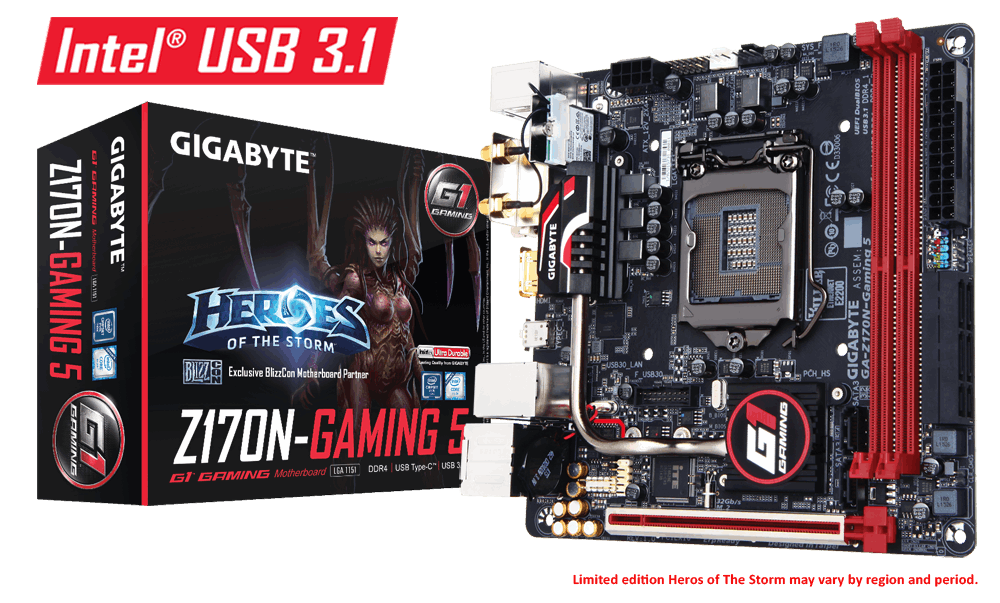 Mainboard Gigabyte GA-Z170N-Gaming 5
