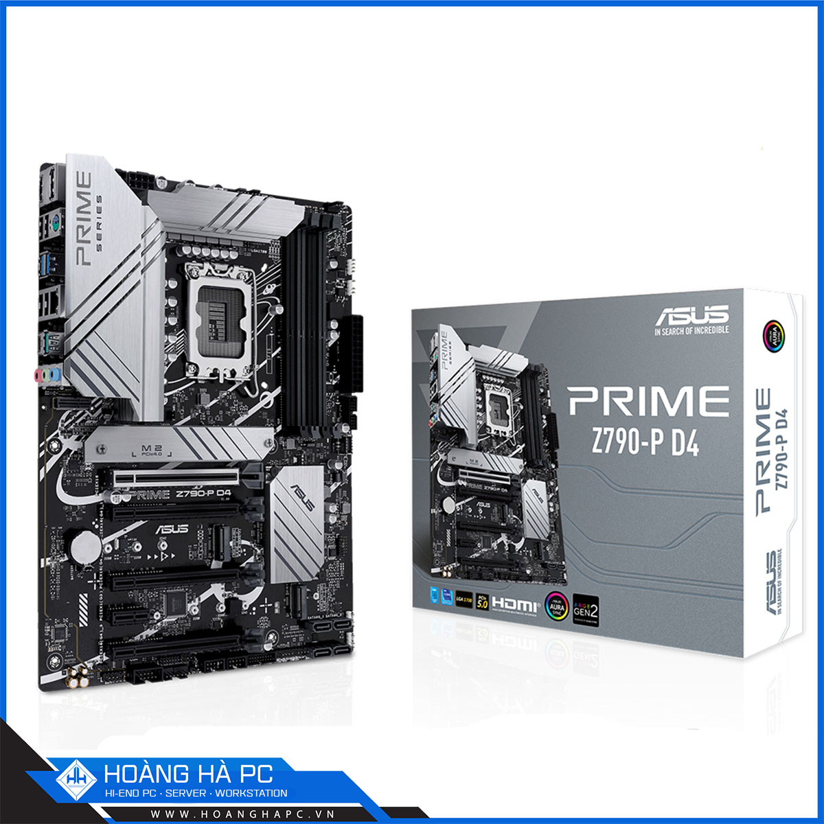 Mainboard ASUS PRIME Z790-P D4 (Intel Z790, Socket 1700, ATX, 4 khe Ram DDR4)
