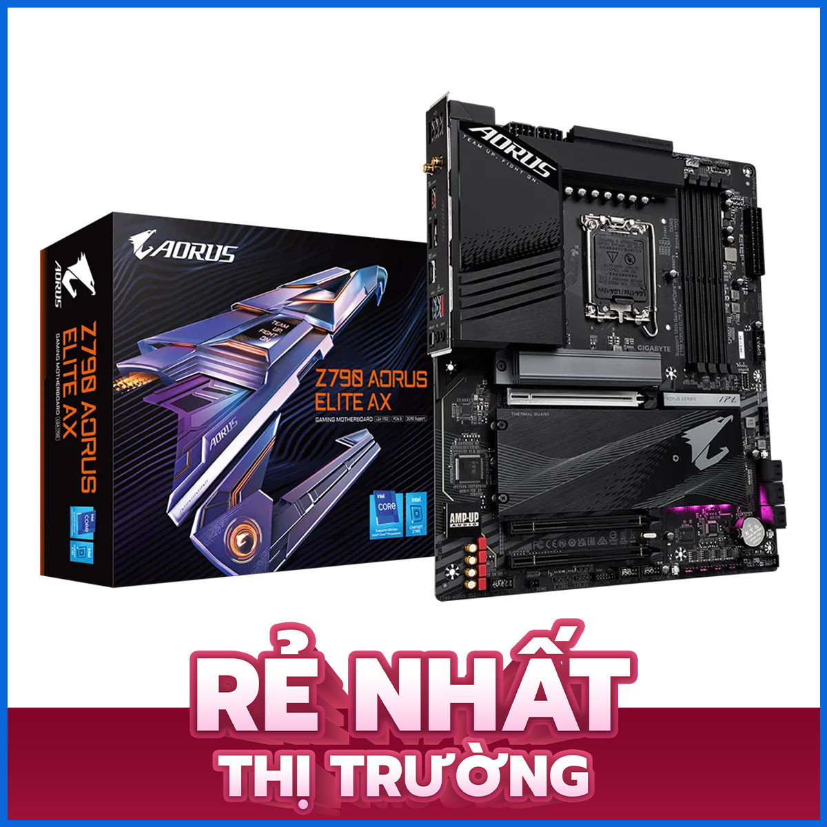 Mainboard Gigabyte Z790 AORUS ELITE AX DDR5✔️giá rẻ